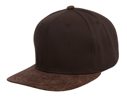 TopHeadwear Graphite Two-Tone Adjustable Snapback - Black
