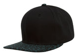 TopHeadwear Leopard Print Two-Tone Adjustable Snapback