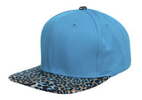 TopHeadwear Leopard Print Two-Tone Adjustable Snapback