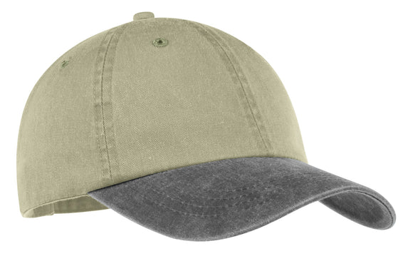 Top Headwear Two-Tone Pigment-Dyed Cap