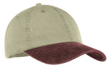 Top Headwear Two-Tone Pigment-Dyed Cap
