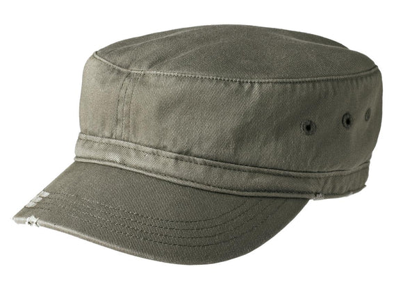 Top Headwear Distressed Military Hat