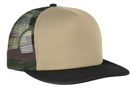 Top Headwear Flat Bill Snapback Trucker Cap