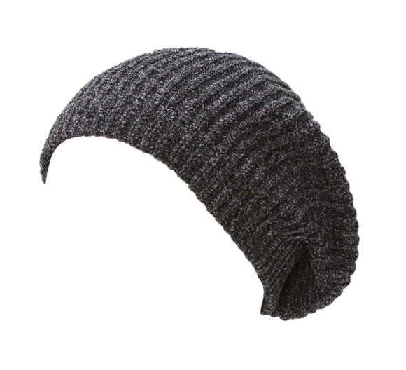 Chenille Knitting Beret Cap