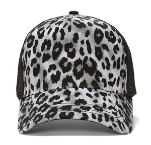 Topheadwear Animal Print Fashion Trucker Cap - Brown Cheetah Print