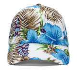 Low Profile Unstructured Floral Cap