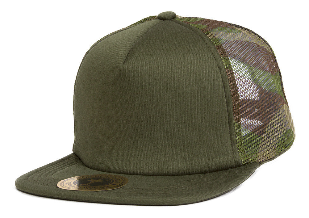 TopHeadwear Two-Tone Adjustable Trucker Caps (Various Colors)