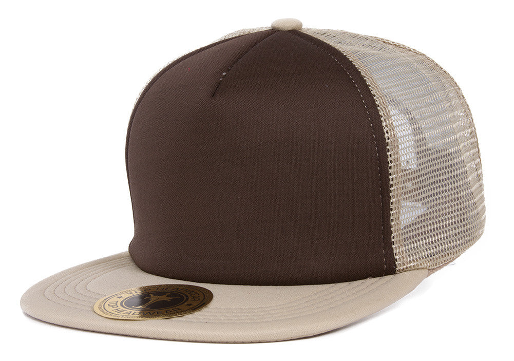 TopHeadwear Two-Tone Adjustable Trucker Caps (Various Colors)
