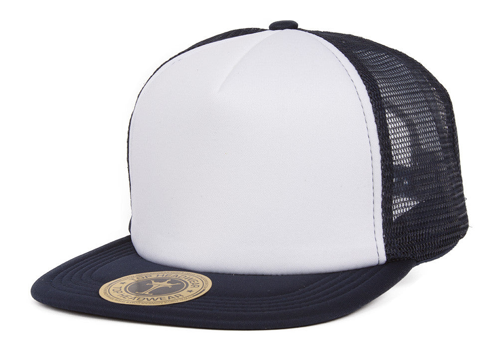 TopHeadwear Two-Tone Adjustable Trucker Caps (Various Colors)