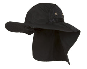 TopHeadwear 4 Panel Large Bill Flap Sun Hat