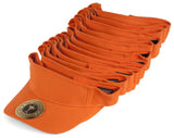 Topheadwear Blank Adjustable Visors - 12-Pack