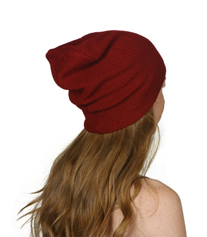 Soft Ribbed Beanie Slouch Slouchy Knit Hat