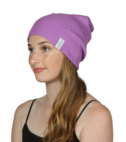 Soft Ribbed Beanie Slouch Slouchy Knit Hat