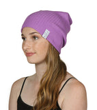 Soft Ribbed Beanie Slouch Slouchy Knit Hat