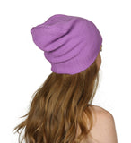 Soft Ribbed Beanie Slouch Slouchy Knit Hat