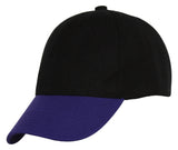 TopHeadwear Solid/Two-Tone Adjustable Baseball Cap + Black GT Bandana