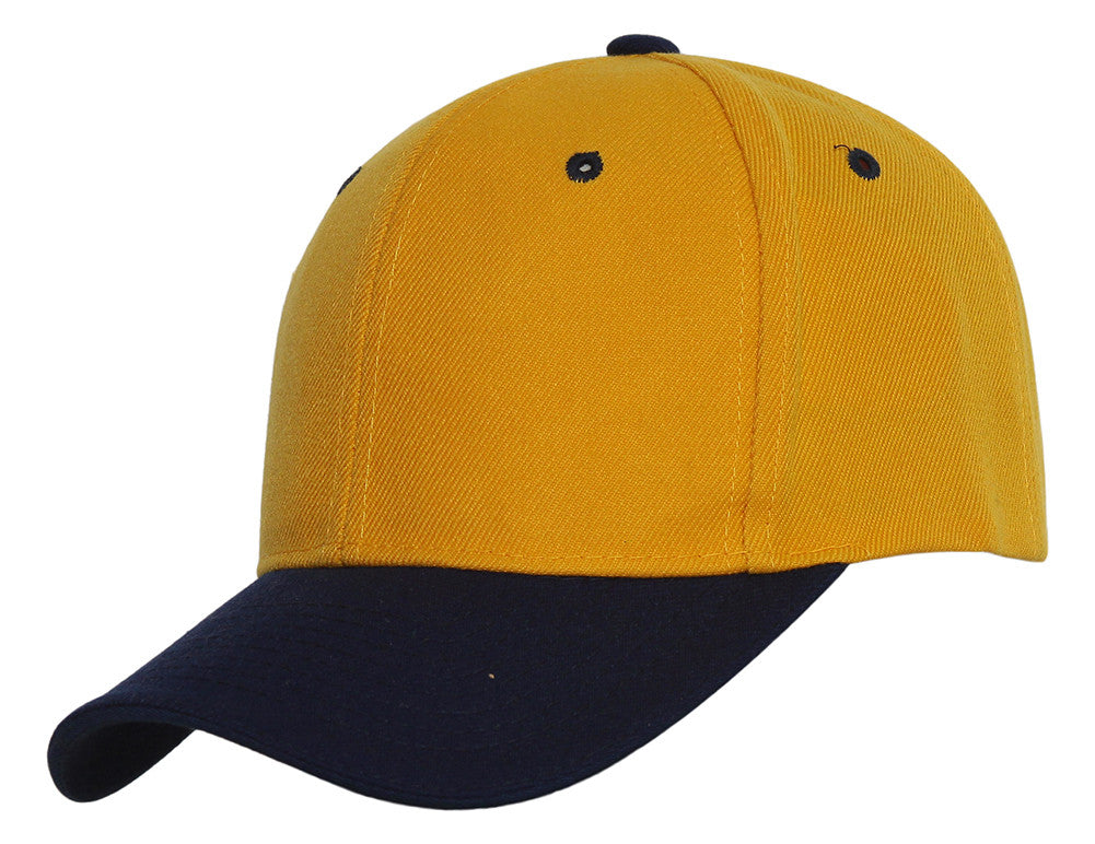 TopHeadwear Solid/Two-Tone Adjustable Baseball Cap + Black GT Bandana