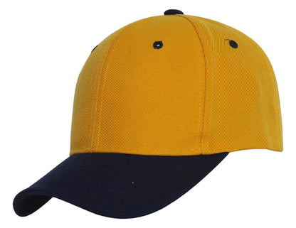 TopHeadwear Solid/Two-Tone Adjustable Baseball Cap + Black GT Bandana