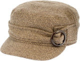 Topheadwear Ladies Poly-Wool Stylish Cadet Cap w/ Buckle