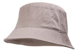 TopHeadwear Blank Cotton Bucket Hat - Black - Small/Medium (57cm)
