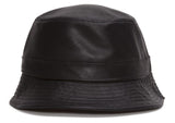 TopHeadwear Vegan Leather Bucket Hat - Black