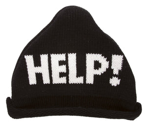 Topheadwear "Help!" Knitted Triangle Beanie