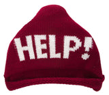 Topheadwear "Help!" Knitted Triangle Beanie