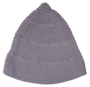 Topheadwear Knitted Triangle Beanie - Black