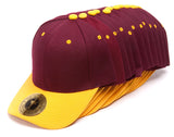 TopHeadwear Blank Adjustable Baseball Cap - 12-Pack