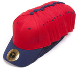 TopHeadwear Blank Adjustable Baseball Cap - 12-Pack