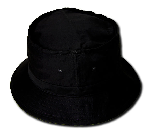 TopHeadwear Bucket Hat - (Various Colors), Black S/M