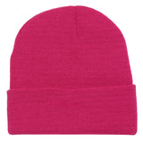Topheadwear Solid Winter Long Beanie (Comes In Many Different Colors) - Burgundy