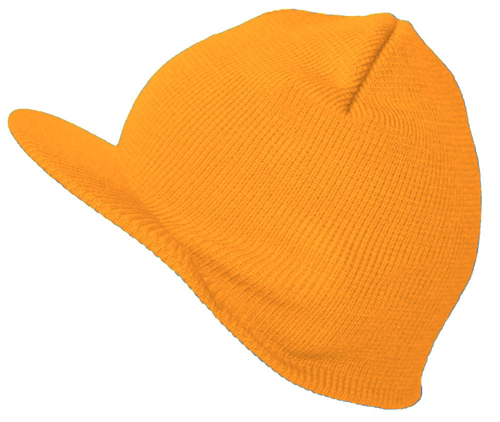 Topheadwear Cuffless Beanie Visor Jeep Cap - Various Colors Available
