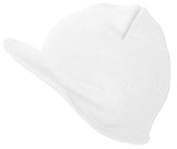 TopHeadwear Cuffless Beanie Cap with Visor