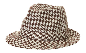 TopHeadwear Houndstooth Fedora