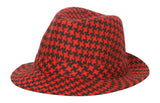 TopHeadwear Houndstooth Fedora