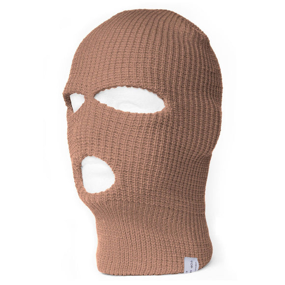 TopHeadwear's 3 Hole Face Ski Mask, Beige