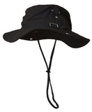 Fishing Draw String Boonie Hat With Top Side Buckle for ID