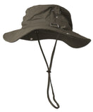 Fishing Draw String Boonie Hat With Top Side Buckle for ID