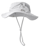 Fishing Draw String Boonie Hat With Top Side Buckle for ID