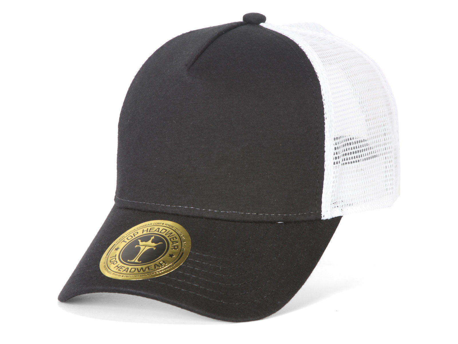 Topheadwear - Berretto In Maglia 5 Pannelli, Retro In Rete, Stile Pro, Chiusura Regolabile - 3