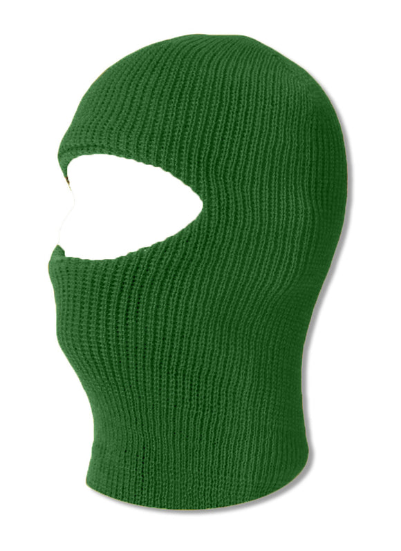 TopHeadwear One 1 Hole Ski Mask - Green
