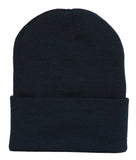 Topheadwear Solid Winter Long Beanie (Comes In Many Different Colors) - Burgundy