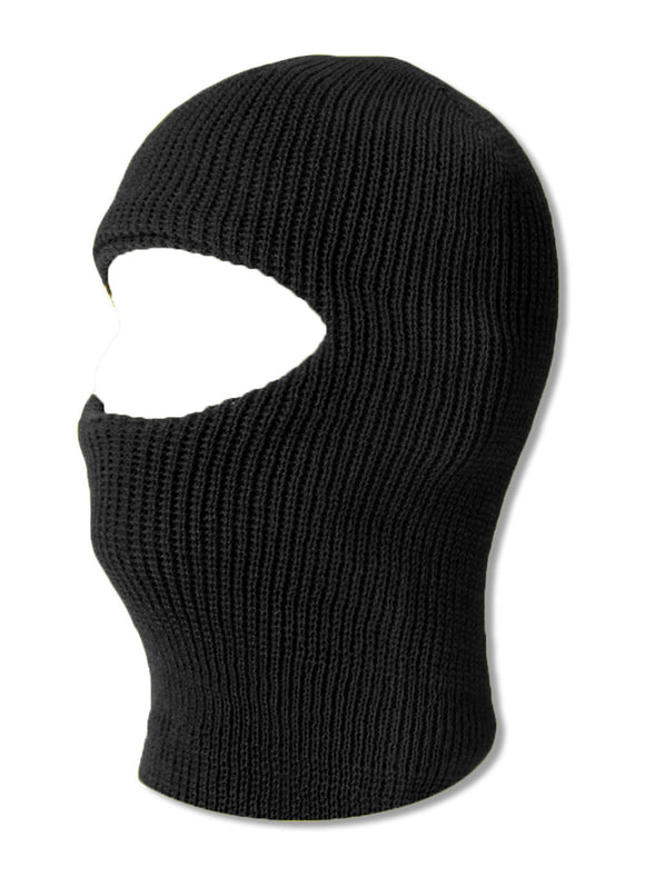 TopHeadwear One 1 Hole Blk Ski Mask