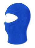 TopHeadwear GI Waffle Ribbed Ski Mask - Royal Blue (2 Different Styles), 1 Hole