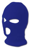 TopHeadwear GI Waffle Ribbed Ski Mask - Royal Blue (2 Different Styles), 1 Hole