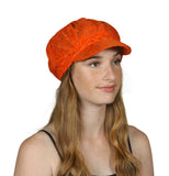 TopHeadwear Glitter Sequin Trim Newsboy Hat