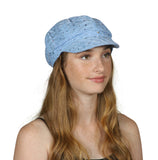 TopHeadwear Glitter Sequin Trim Newsboy Hat