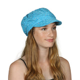 TopHeadwear Glitter Sequin Trim Newsboy Hat