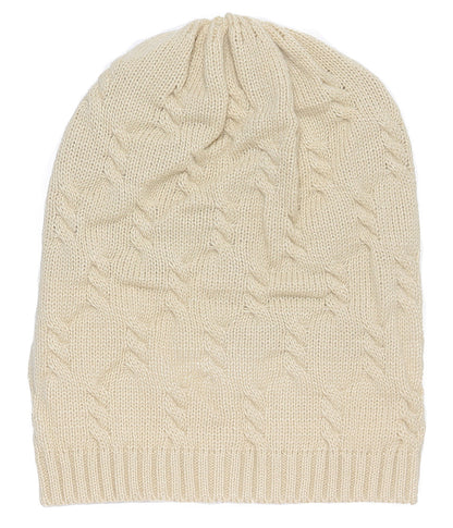 Topheadwear Winter Knitted Short Cuff Beanie - Black